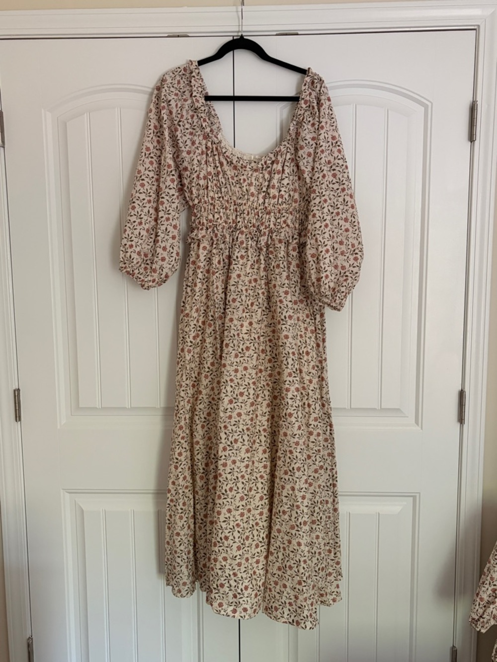 Noralee Junie Dress in Poppy Bloom / XL / Cotton / Pregnancy + Nursing Friendly